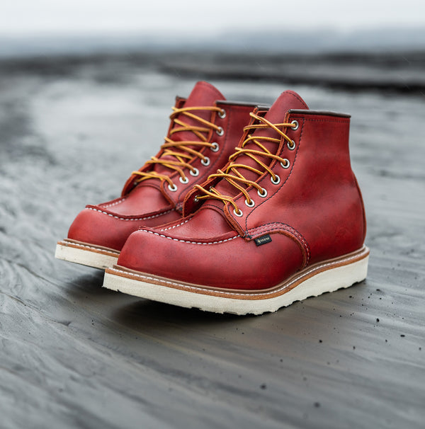 Red Wing Shoe, Pair of red shoes