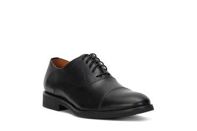johnston-murphy-mens-oxford-lace-up-clarson-shoes-black-leather-20-3915-3/4shot