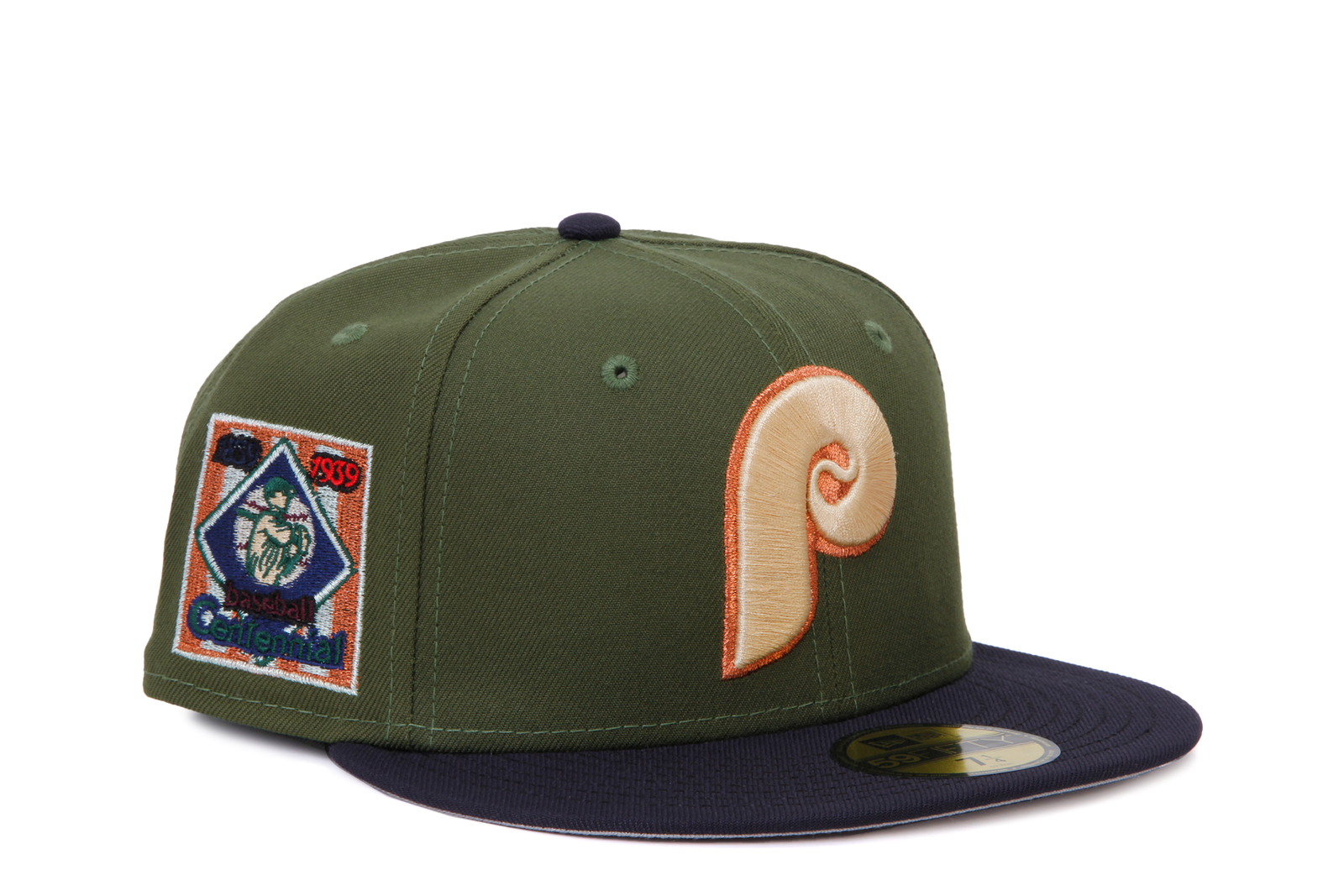 Philadelphia Phillies 59FIFTY Fitted 100th Anniversary Side Patch