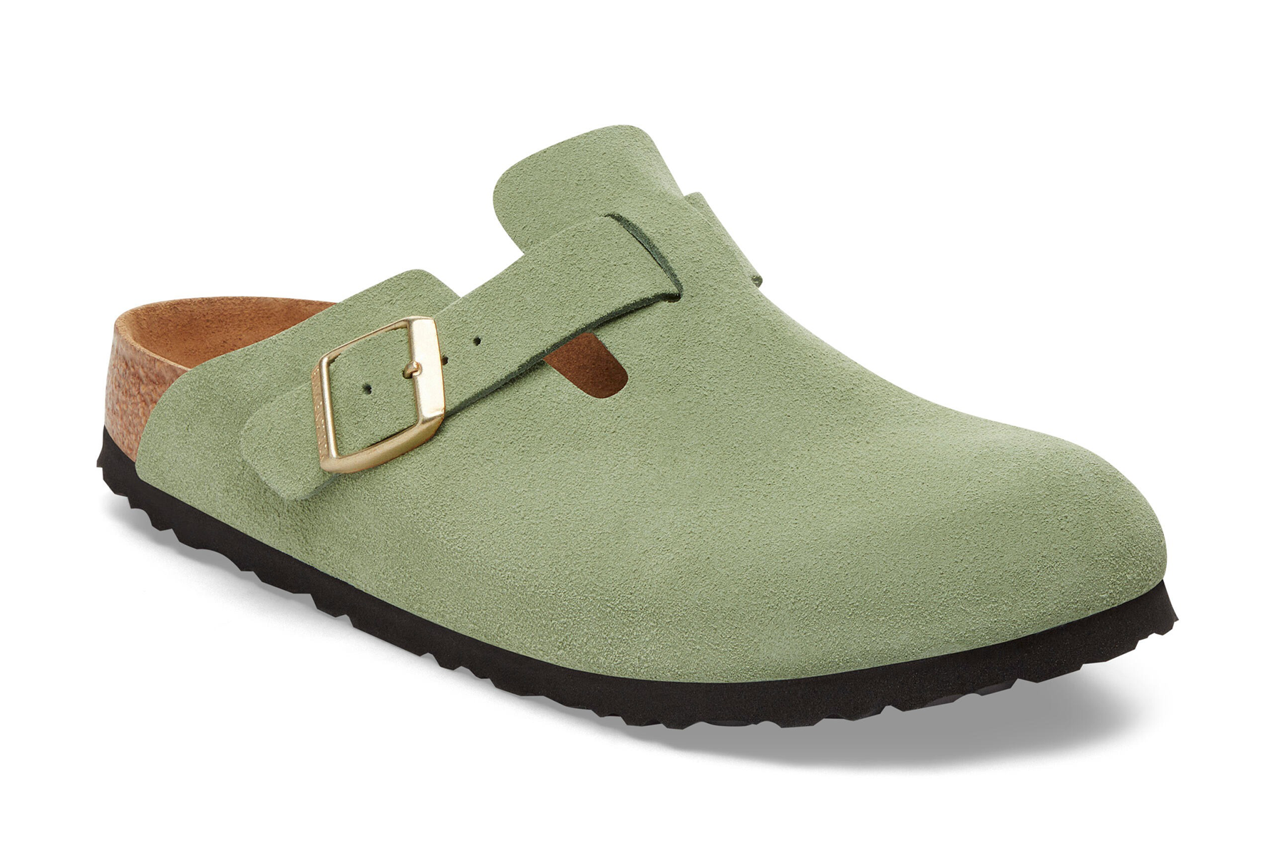 BIRKENSTOCK BOSTON グリーンイエロー38 Women's Boston Suede Soft Footbed | MJ Footwear
