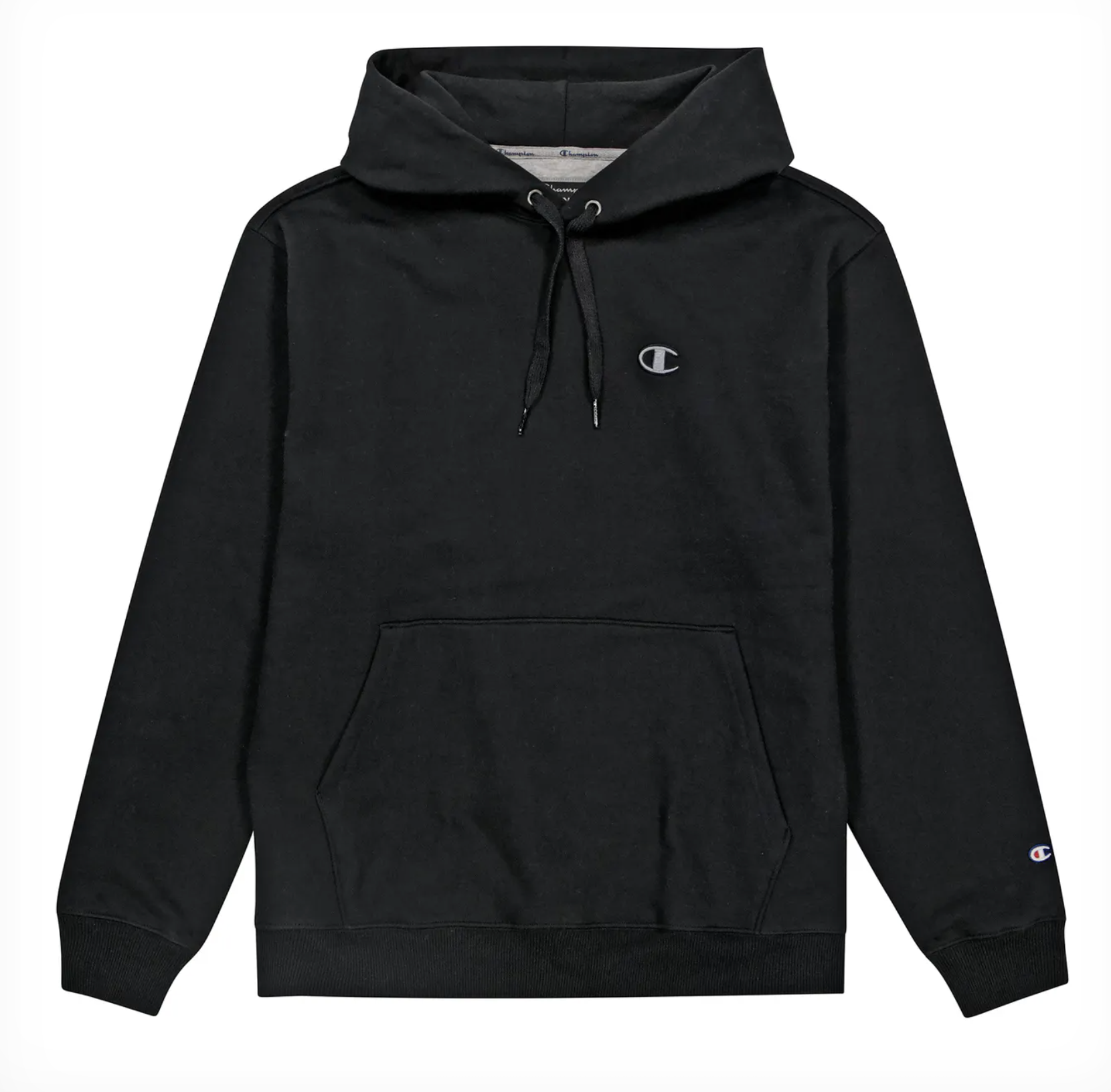 Champion super fleece black hoodie hot sale