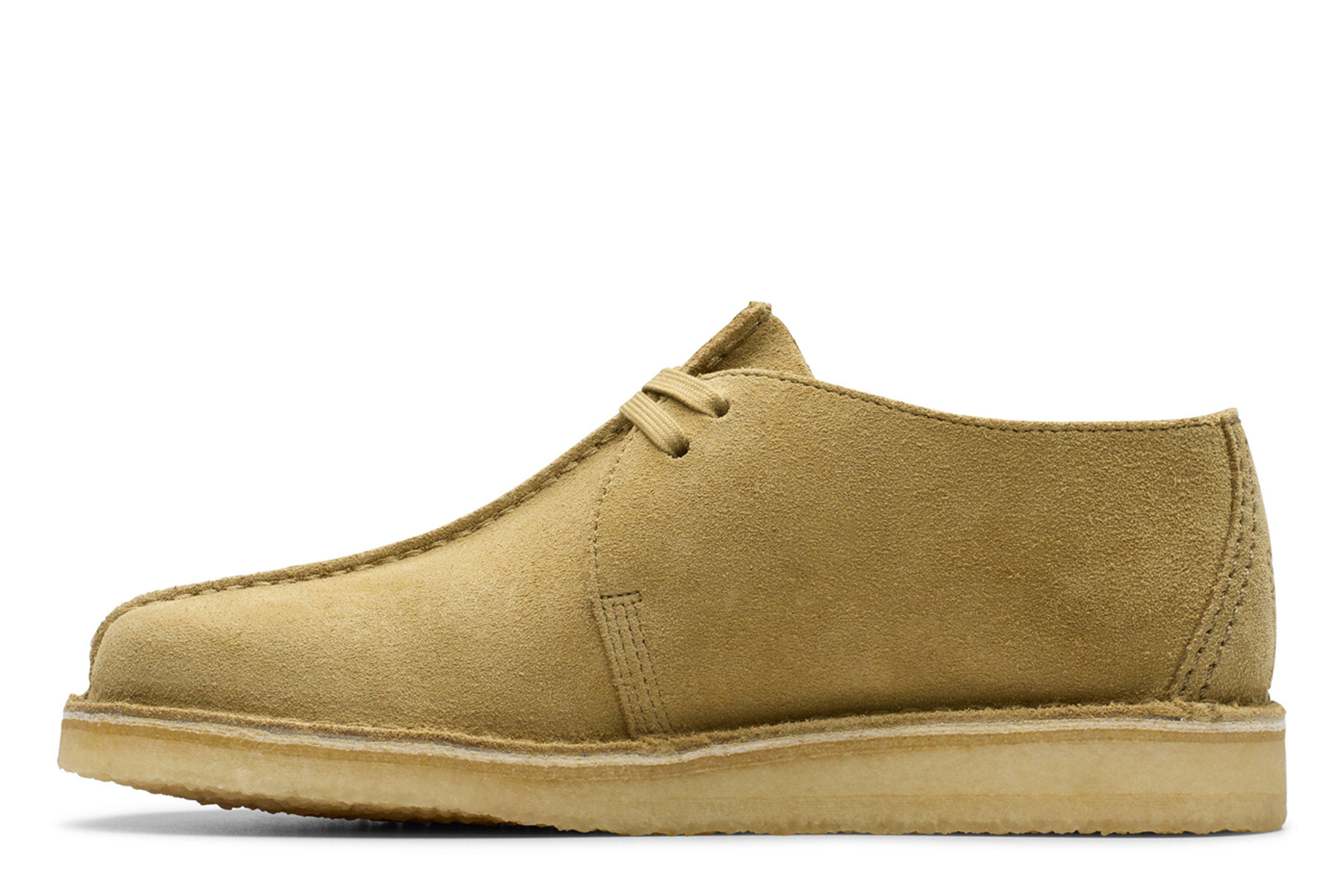 Clarks Beige Desert Trek Derbys Oakwood Suede