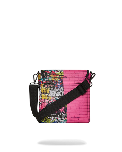 Sprayground Pink Panther Painting Messenger Sling Bag