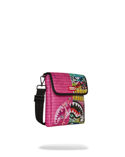Sprayground Pink Panther Painting Messenger Sling Bag