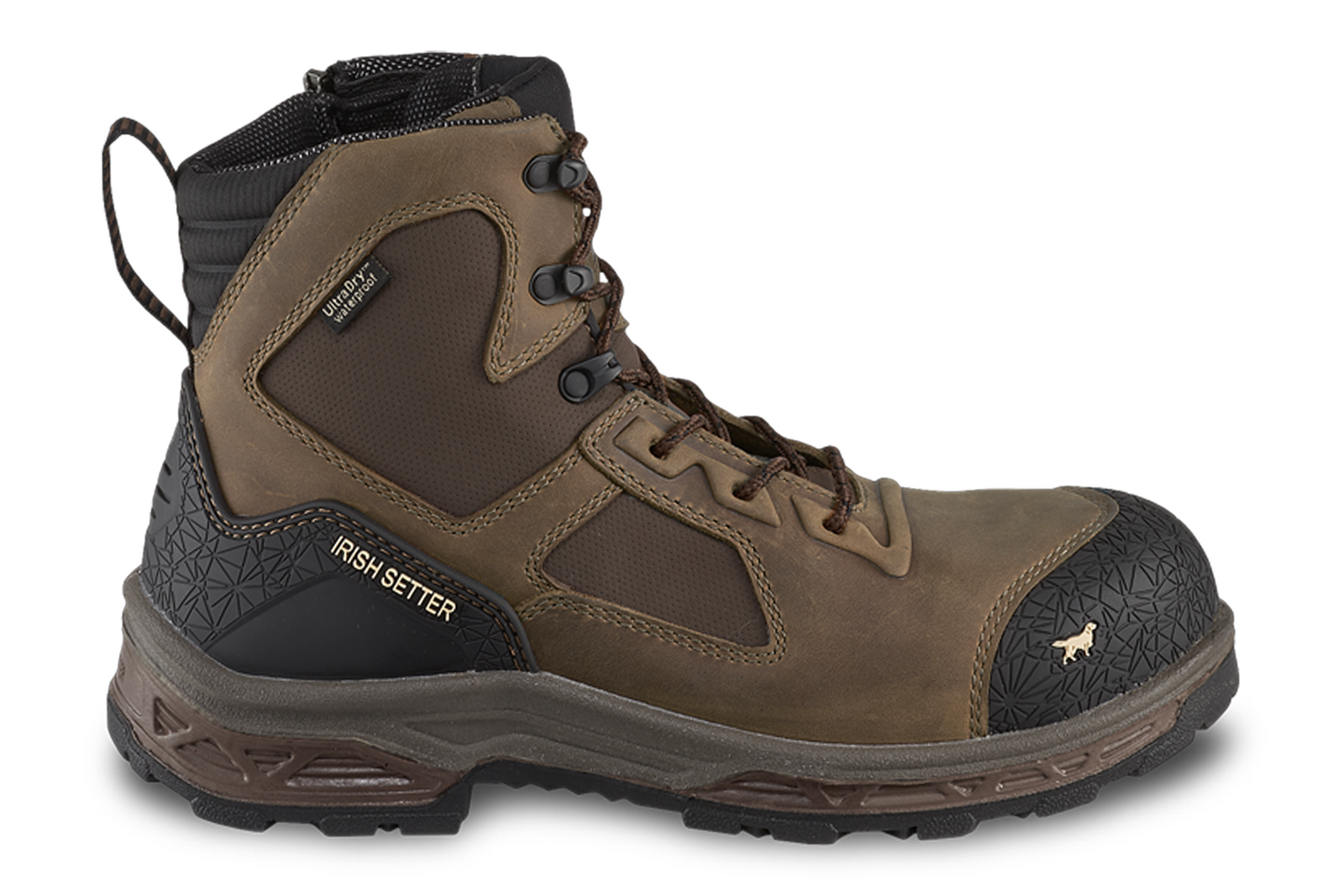 Men's 6-inch Kasota Waterproof Safety Toe Side-Zip Boot