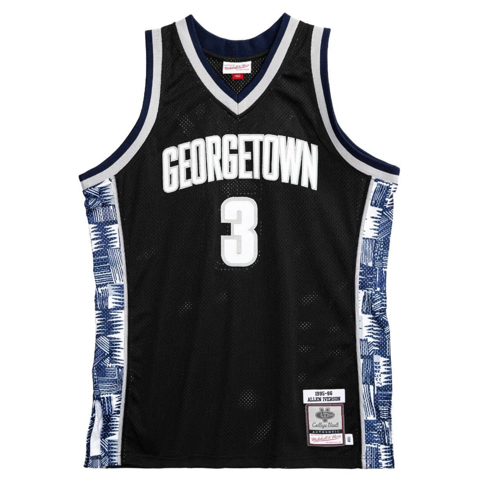 NCAA ALT. Jersey Georgetown University 1995 Allen Iverson