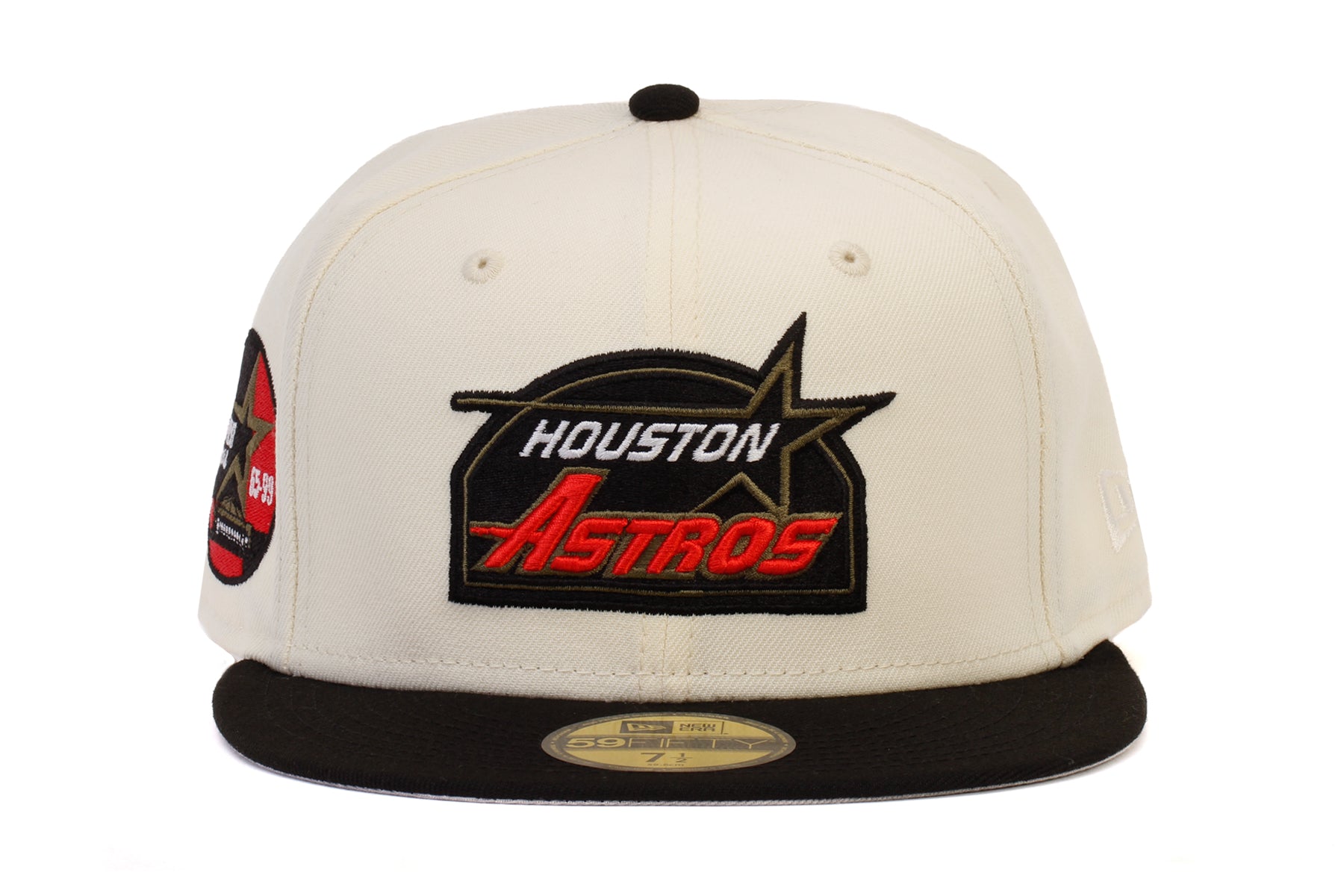 Astros fitted hat with patch Clearance