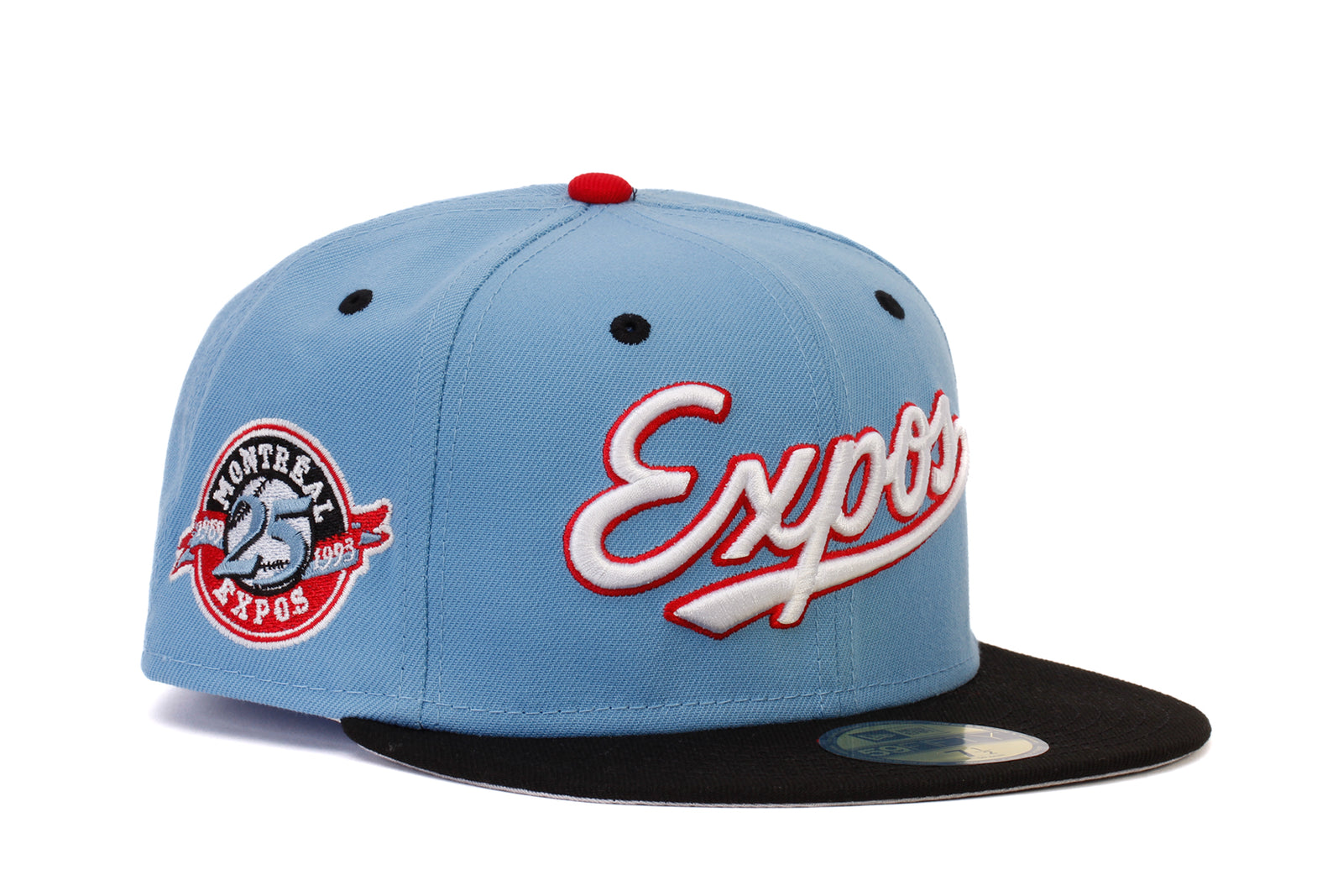 Montreal Expos 59FIFTY Fitted 25Th Anniversary Side Patch
