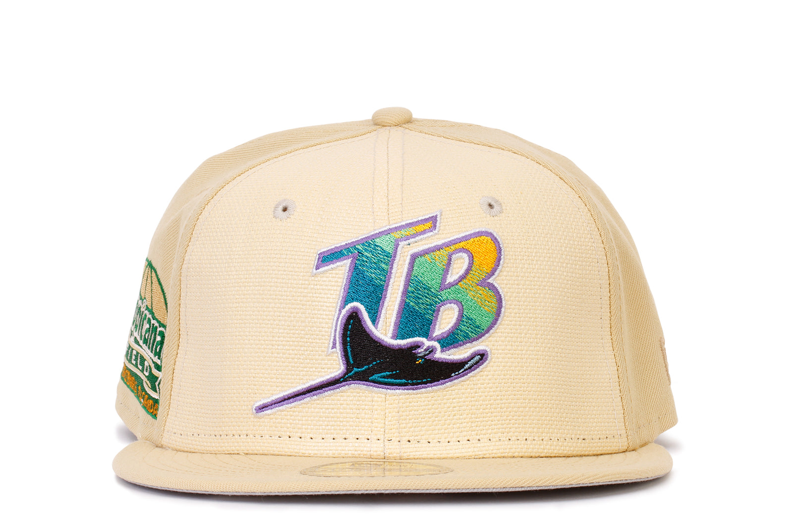 Tampa Bay Rays 59FIFTY Fitted Raffia Front Hat