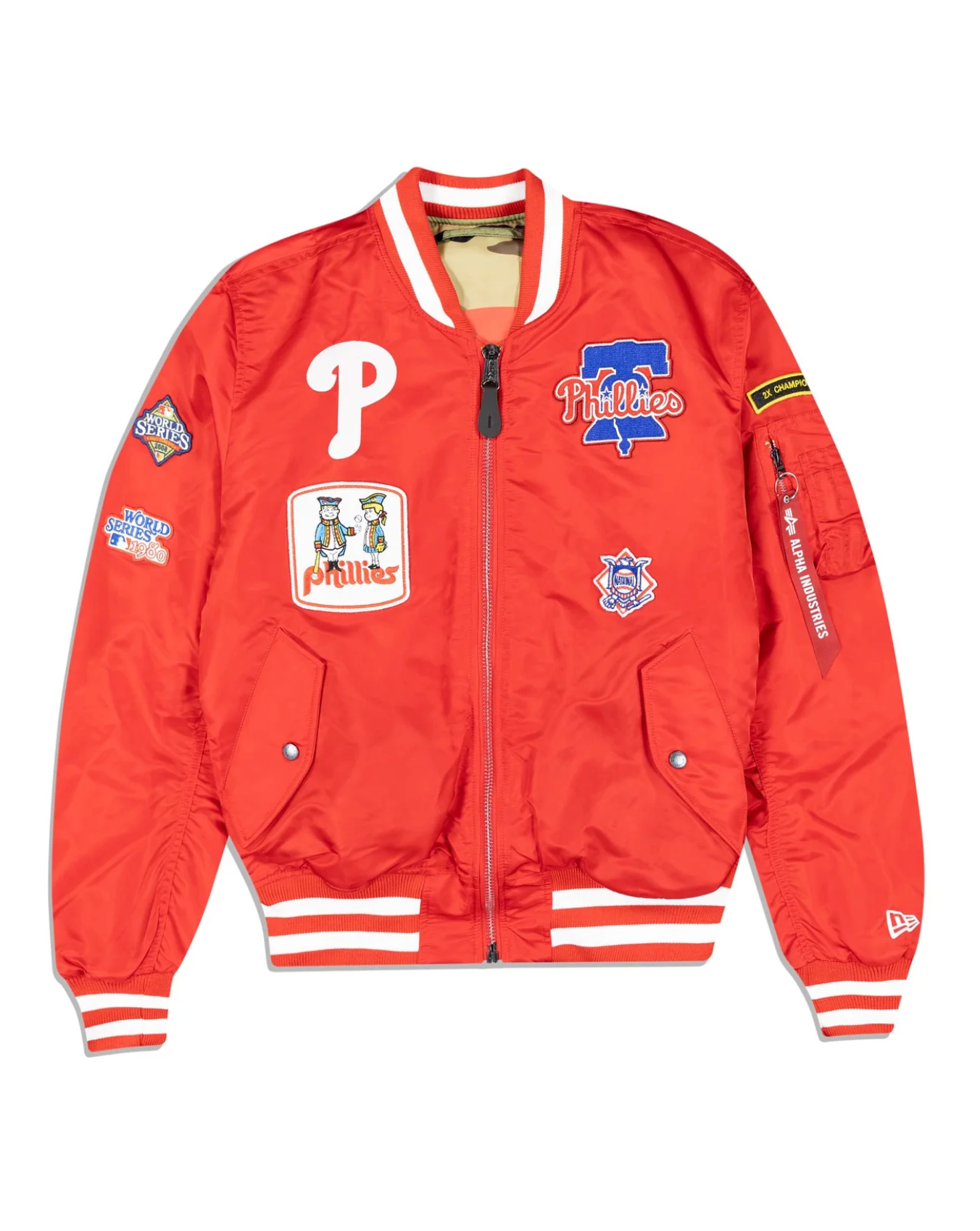 Philadelphia Phillies Alpha Industries MA-1 Bomber Jacket