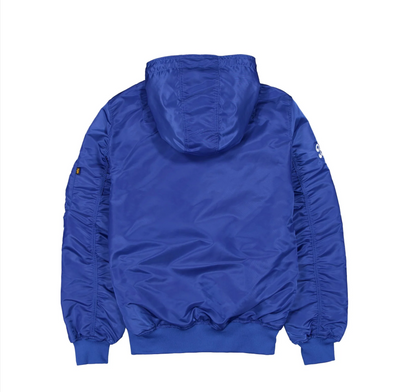 New York Mets Alpha Industries L-2B Hooded Bomber Jacket
