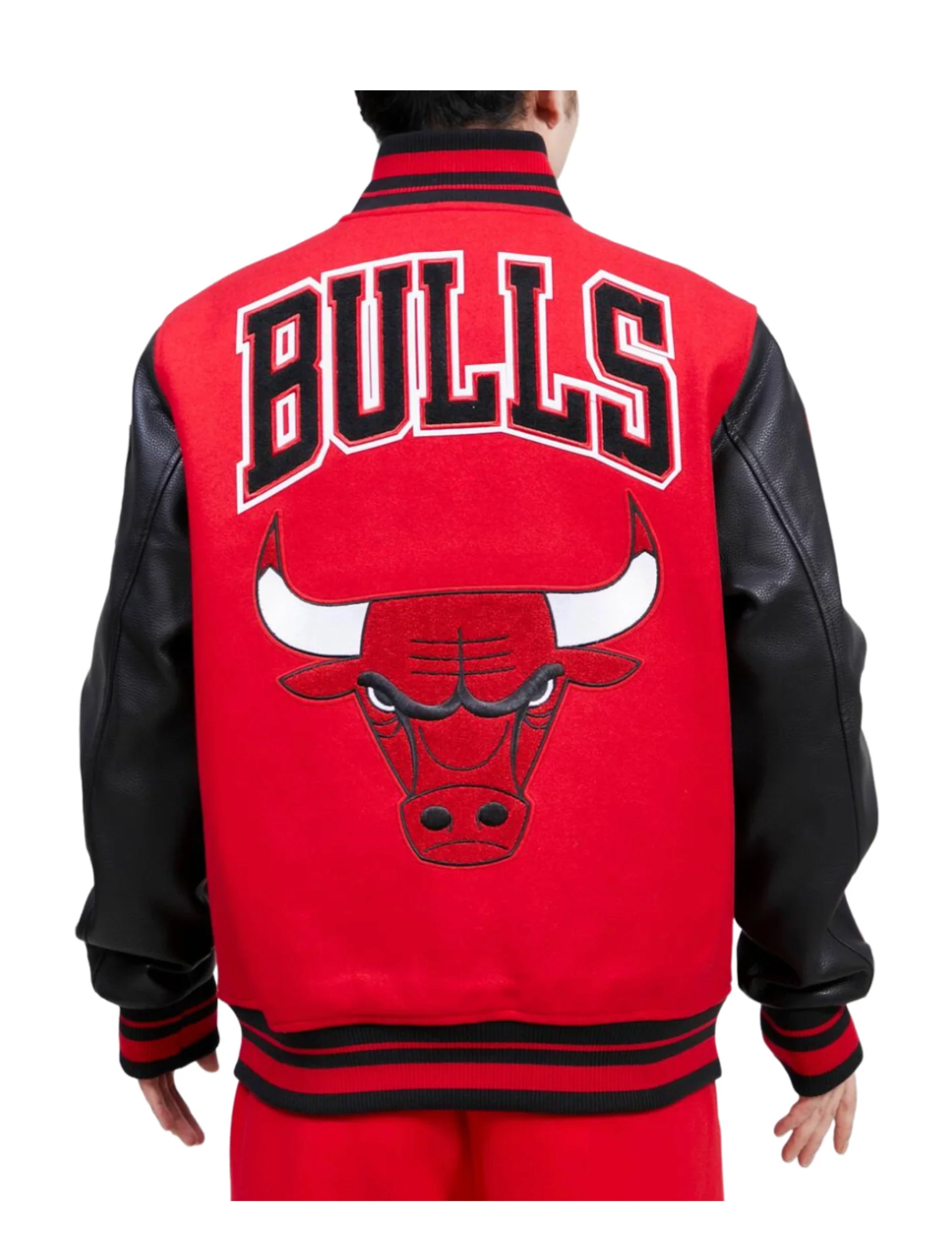 Chicago Bulls Classic Rib Wool Varsity Jacket MJ Footwear