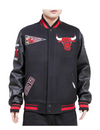 Chicago Bulls Classic Rib Wool Varsity Jacket