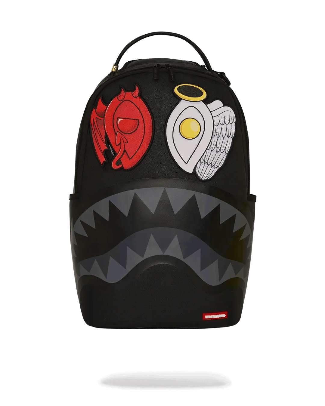 Sprayground Black Removable Eyes DLXSV Backpack