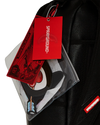 Sprayground Black Removable Eyes DLXSV Backpack