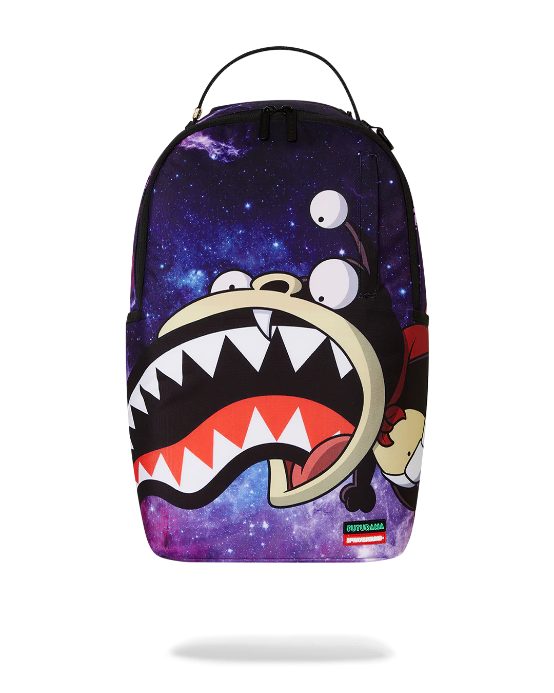 Sprayground Futurama Nibbler Eat Shark DLXR Backpack
