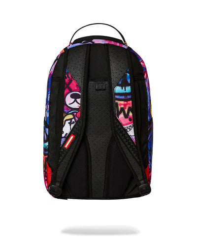 Sprayground Girly Graffiti Print DLXER Backpack