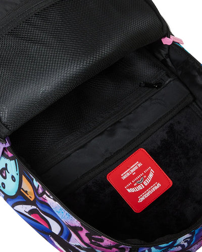 Sprayground Girly Graffiti Print DLXER Backpack