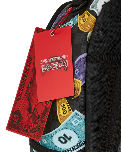 Sprayground Monopoly Shark Rich Characters Backpack