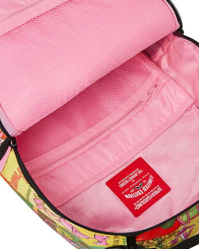 Sprayground Pink Panther Painting Shark Mouth DLXR Backpack