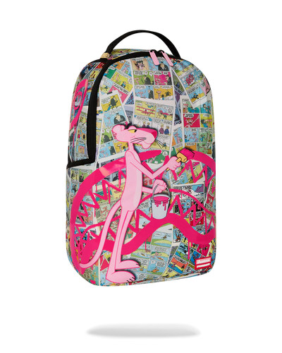 Sprayground Pink Panther Painting Shark Mouth DLXR Backpack