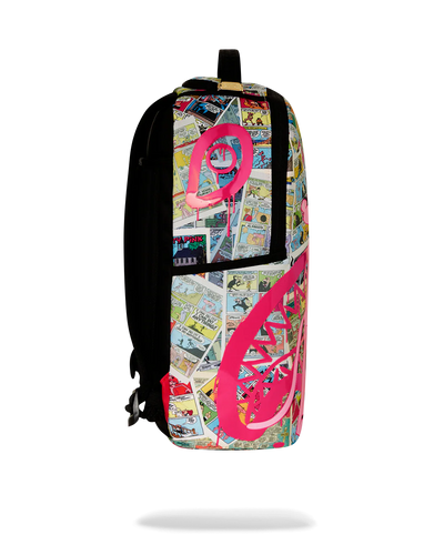 Sprayground Pink Panther Painting Shark Mouth DLXR Backpack