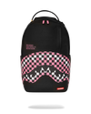 Sprayground Shark Central Breakup Check Sorbet Grey DLXSV Backpack