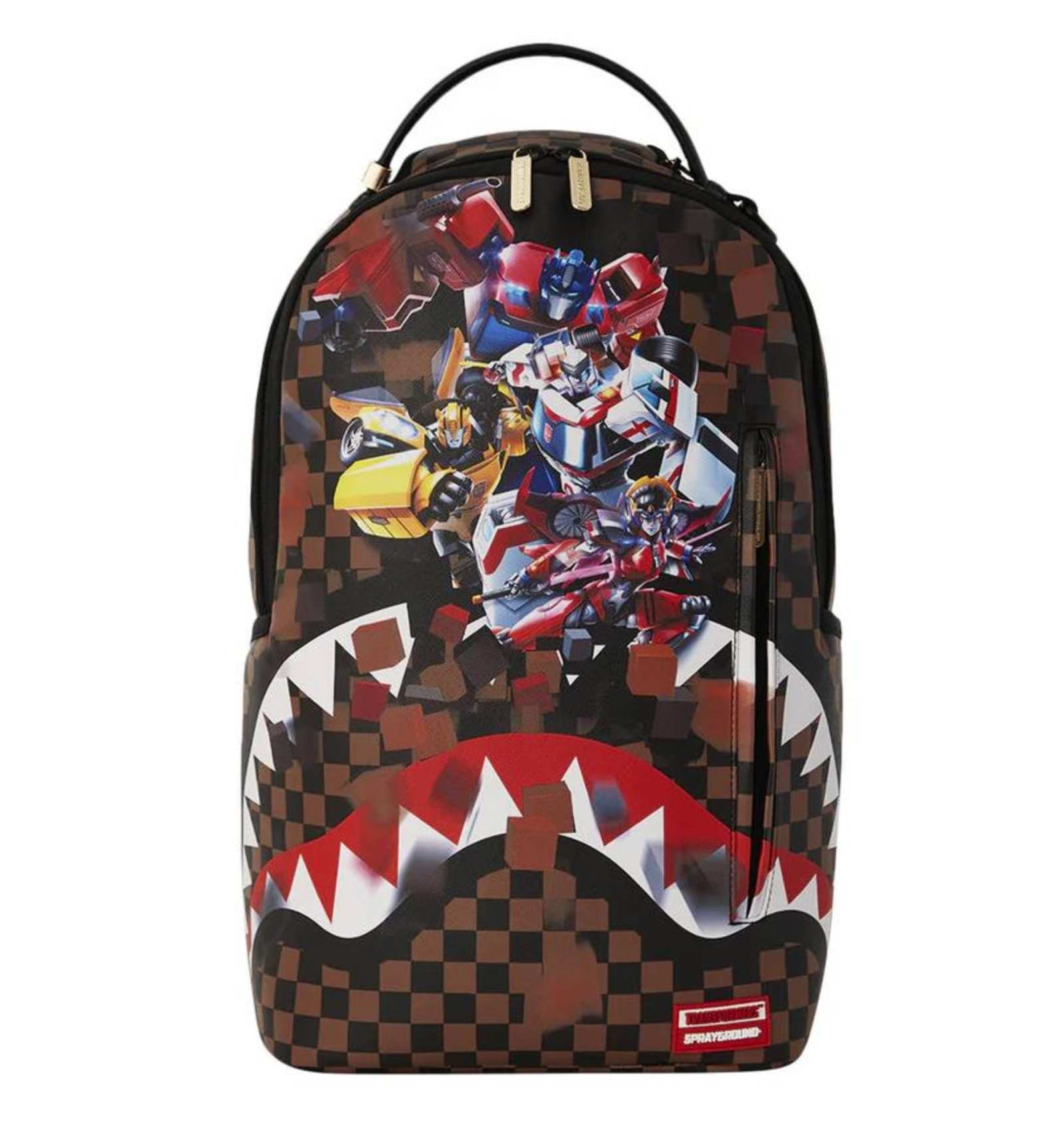 Sprayground Transformers Checkered Backpack