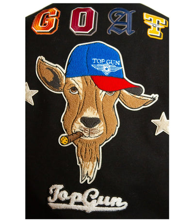 Top Gun Goat Varsity Jacket.
