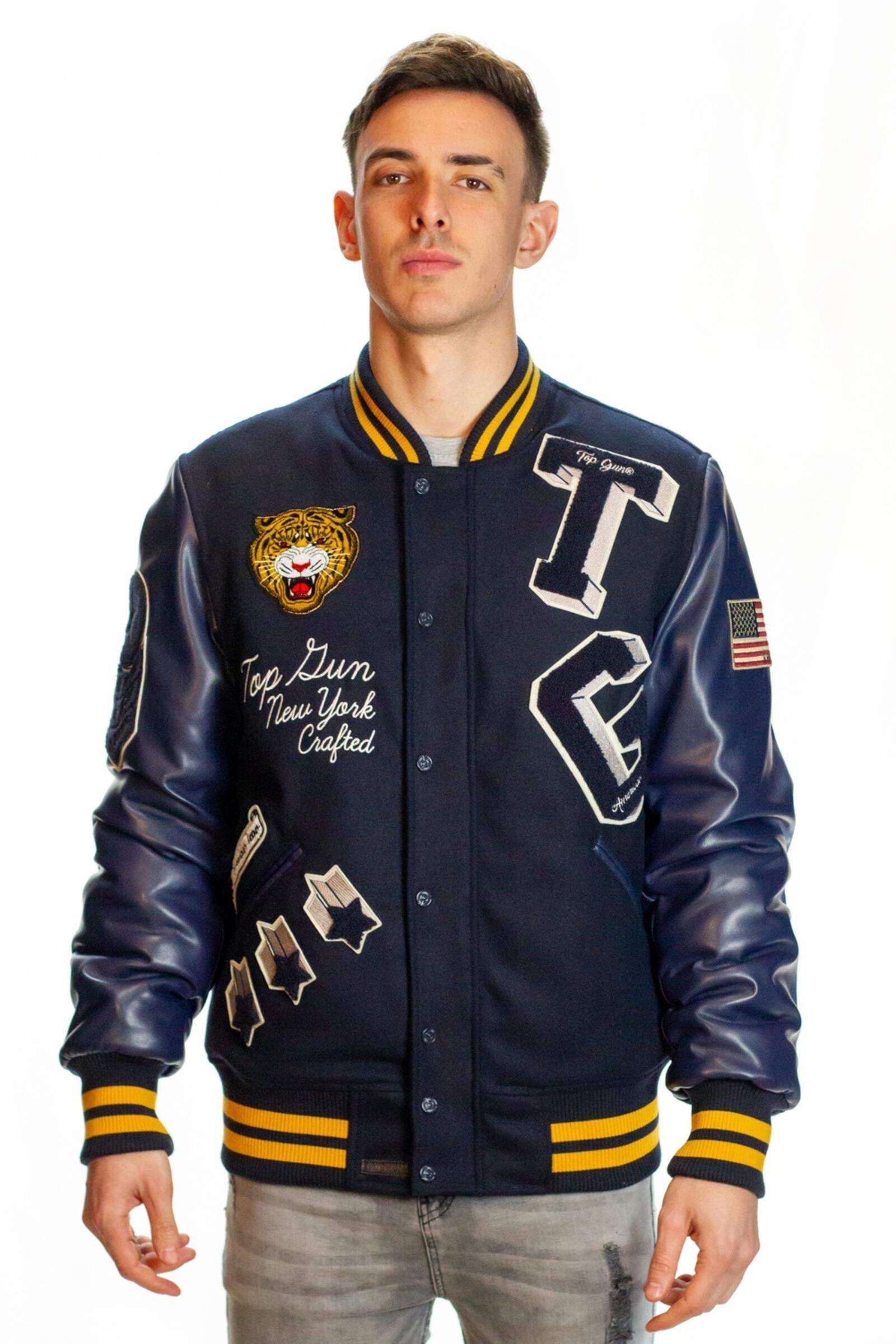Top Gun Tiger Varsity Jacket