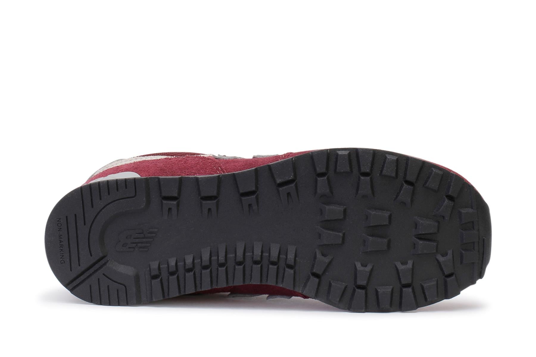 Burgundy new balance kids sale