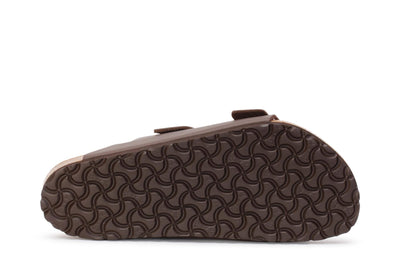 birkenstock-mens-slide-sandals-arizona-bs-dark-brown-birko-flor-51701-sole