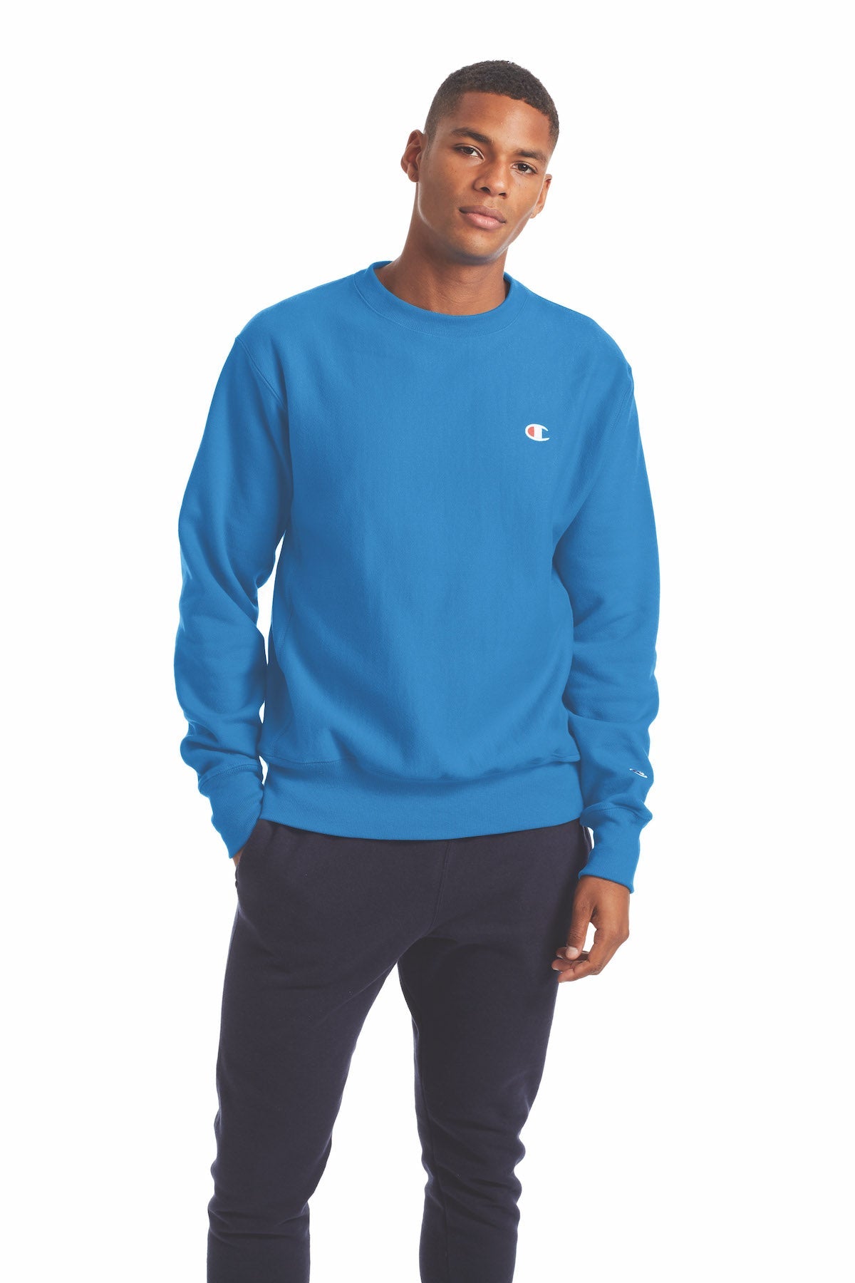 Champion Men's Crew Neck Reverse Weave Sweater | MJ Footwear