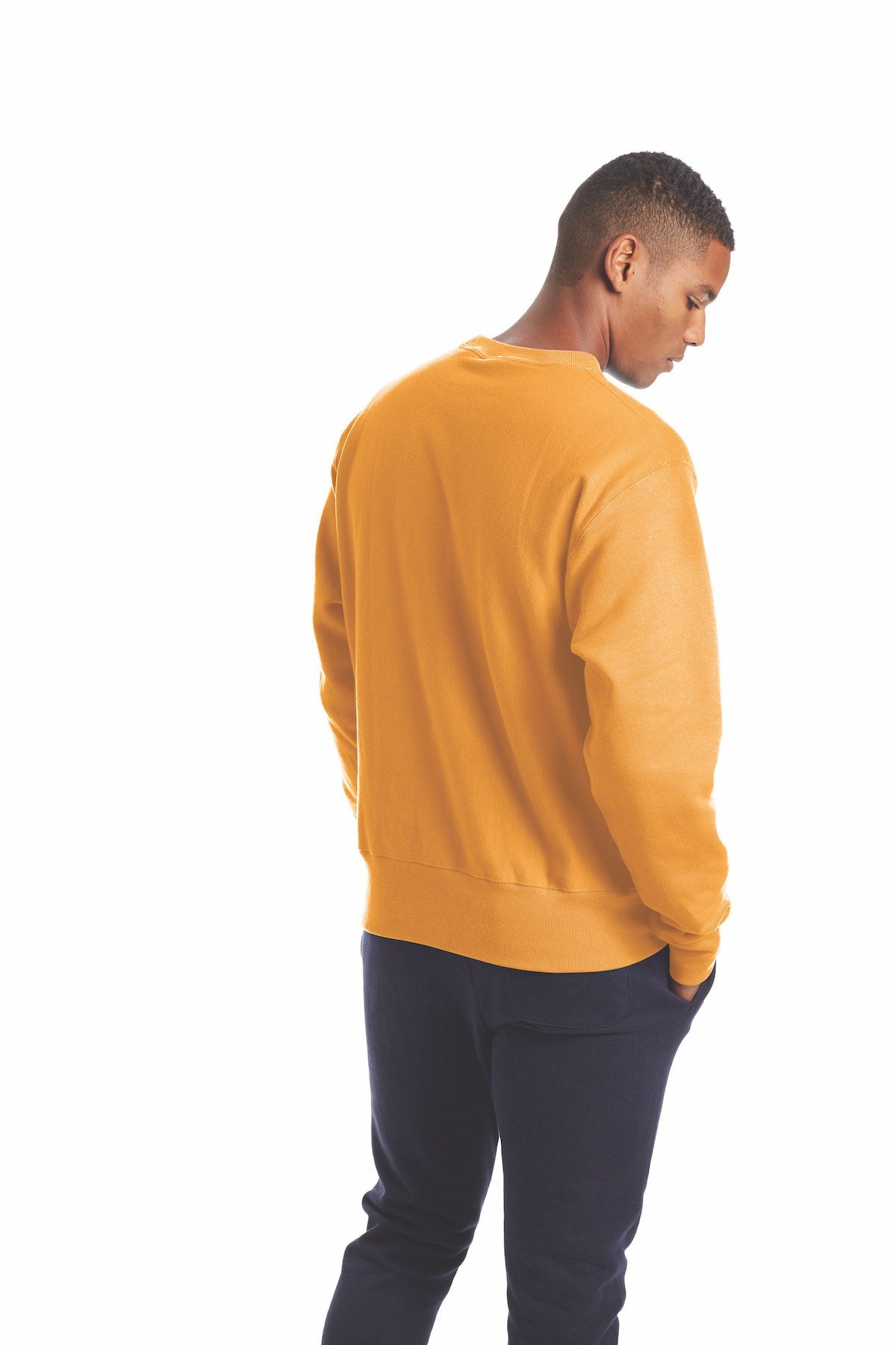 Champion yellow crew 2025 neck