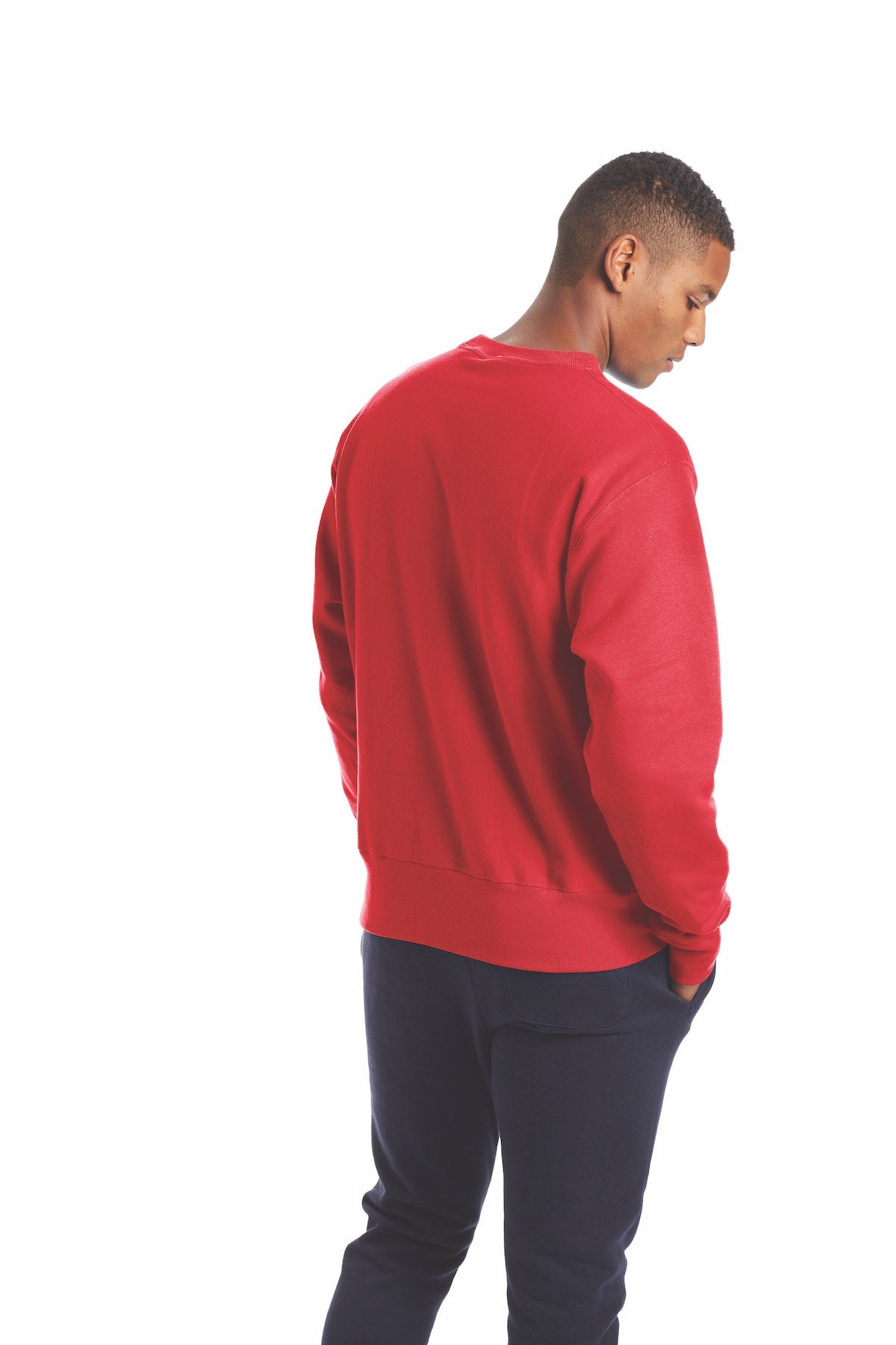 Champion red sweater best sale