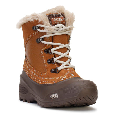 the-north-face-kids-shellista-extreme-winter-boots-daschshund-brown-moonlight-ivory-3/4shot