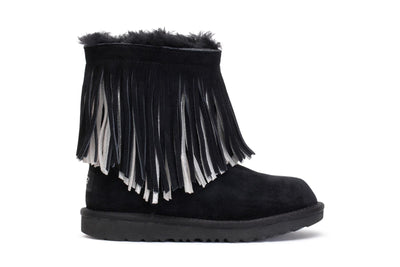 Toddler Classic Short Fringe Boots