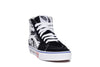 vans-unisex-sneakers-sk8-hi-lady-vans-black-true-white-vn0a4bv6xk9-3/4shot
