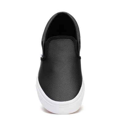 vans-mens-casual-sneakers-classic-slip-on-black-perf-leather-vn000xg8dj6-front