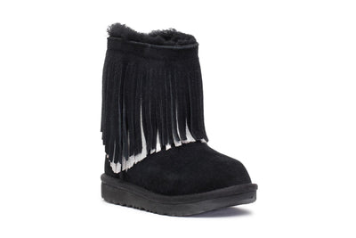 Kids Classic Short Fringe Boots