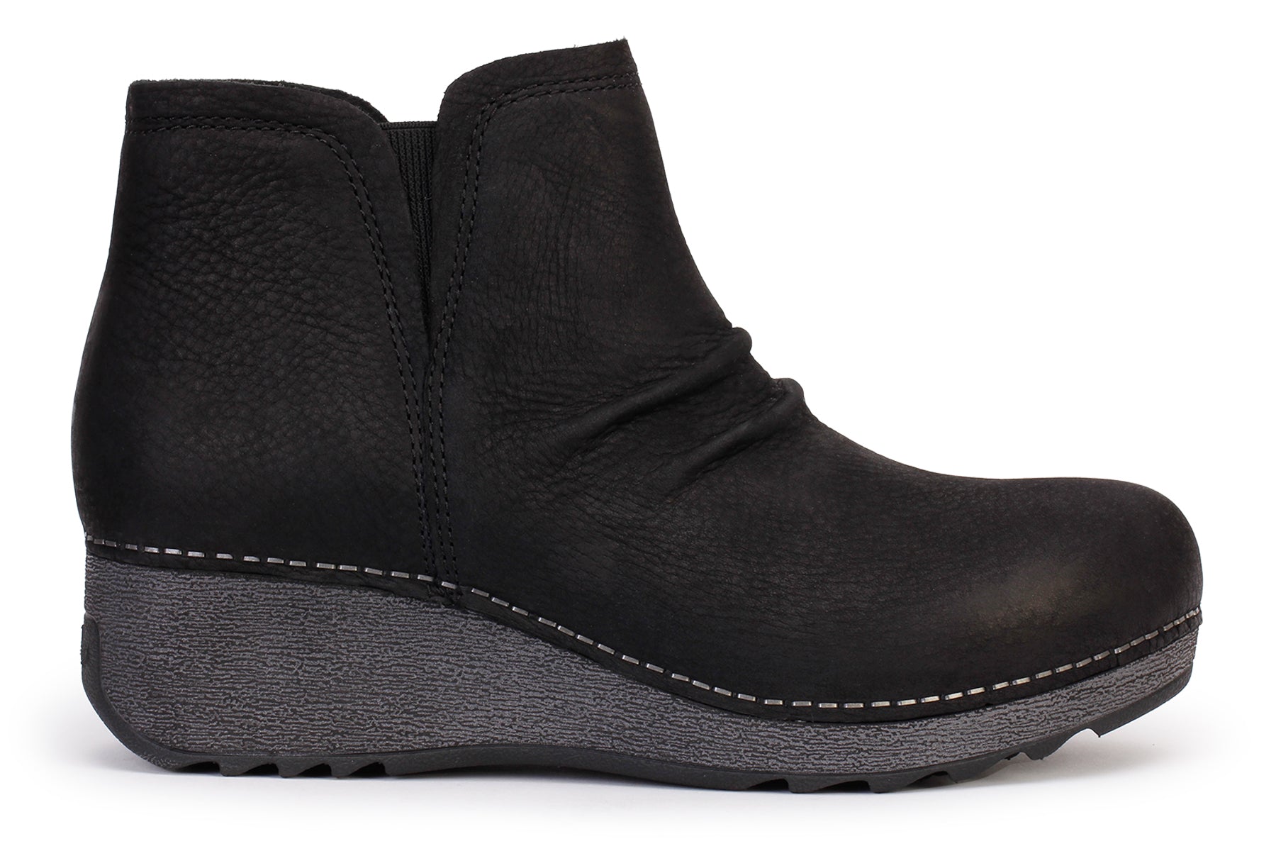 Caley Milled Nubuck Bootie