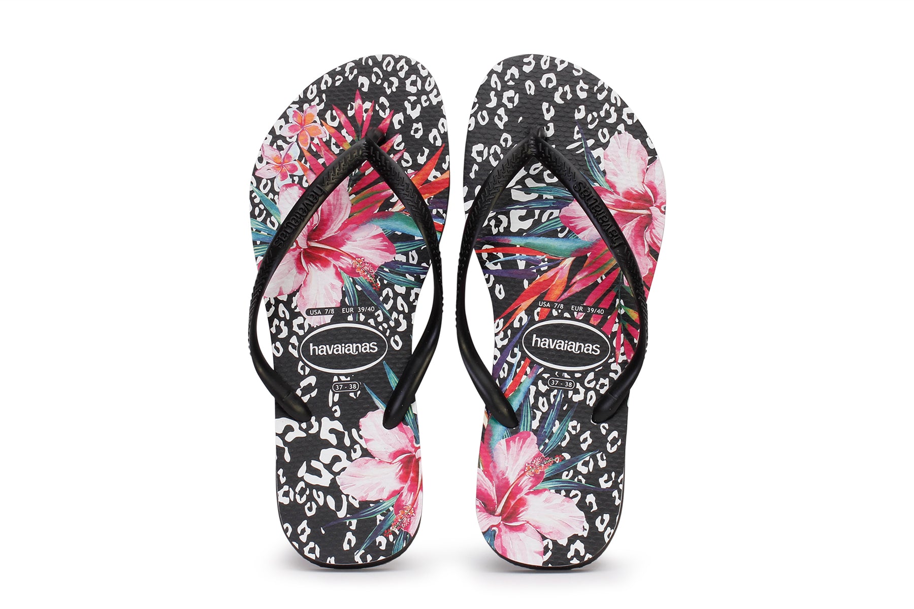 Slim Animal Floral Sandal