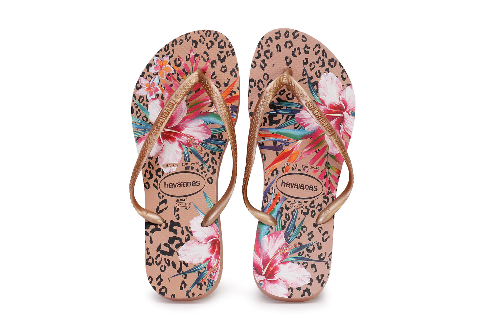 Slim Animal Floral Sandal