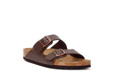 birkenstock-mens-slide-sandals-arizona-bs-dark-brown-birko-flor-51701-3/4shot