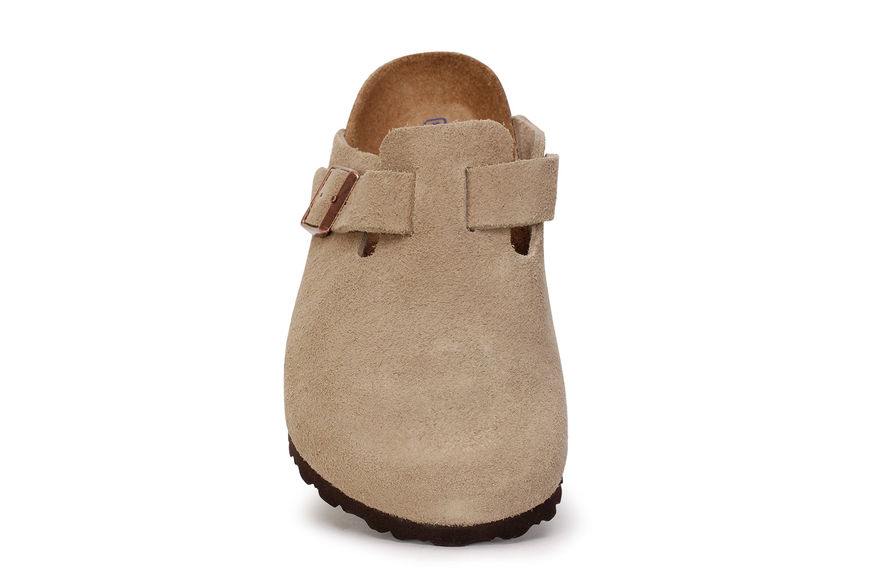 Womens Birkenstock Boston Soft Footbed Clog - Taupe