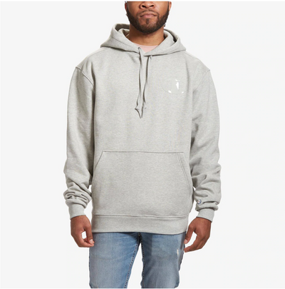 Champion mens discount grey hoodie