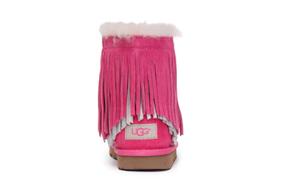 Toddler Classic Short Fringe Boots