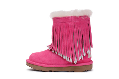 Toddler Classic Short Fringe Boots