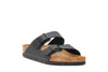 birkenstock-mens-slide-sandals-arizona-bs-soft-footbed-black-birko-flor-551251-3/4shot