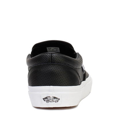 vans-mens-casual-sneakers-classic-slip-on-black-perf-leather-vn000xg8dj6-sole